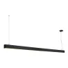 GLENOS, suspension profilée intérieure, 2m, noir, LED, 85W, 3000K, variable 1-10V