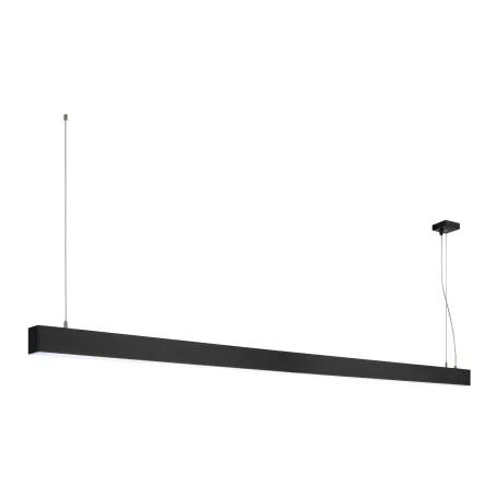 GLENOS, suspension profilée intérieure, 2m, noir, LED, 85W, 4000K, variable 1-10V