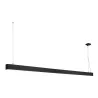 GLENOS, suspension profilée intérieure, 2m, noir, LED, 85W, 4000K, variable 1-10V