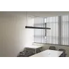 GLENOS, suspension profilée intérieure, 2m, noir, LED, 85W, 4000K, variable 1-10V