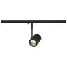 BIMA, spot pour rail 1 allumage intérieur, simple, noir mat, GU10/QPAR51, 50W max