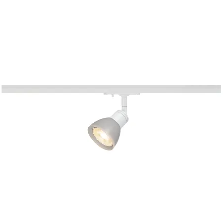 PURIA TRACK, spot pour rail 1 allumage intérieur, blanc mat, GU10/QPAR51, 10W max