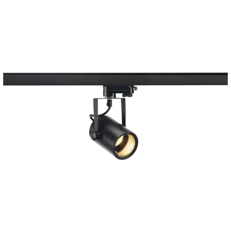 EURO SPOT TRACK, spot pour rail 3 allumages intérieur, noir, GU10/QPAR51, 25W max