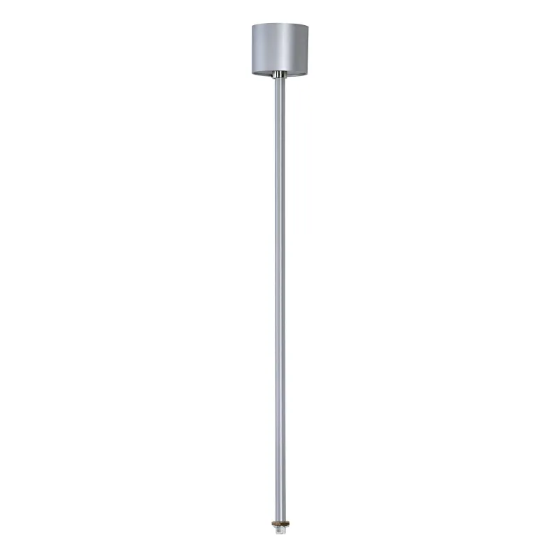 EUTRAC®, suspension rigide, longueur 60cm, pour rail 3 allumages en saillie, gris