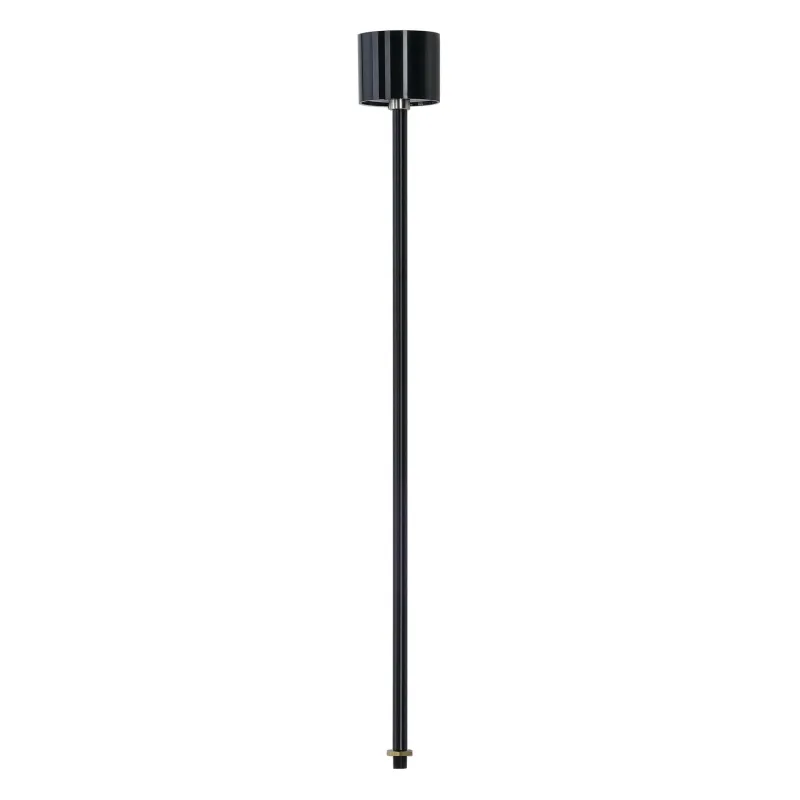 EUTRAC®, suspension rigide, longueur 60cm, pour rail 3 allumages en saillie, noir