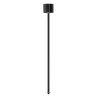 EUTRAC®, suspension rigide, longueur 60cm, pour rail 3 allumages en saillie, noir
