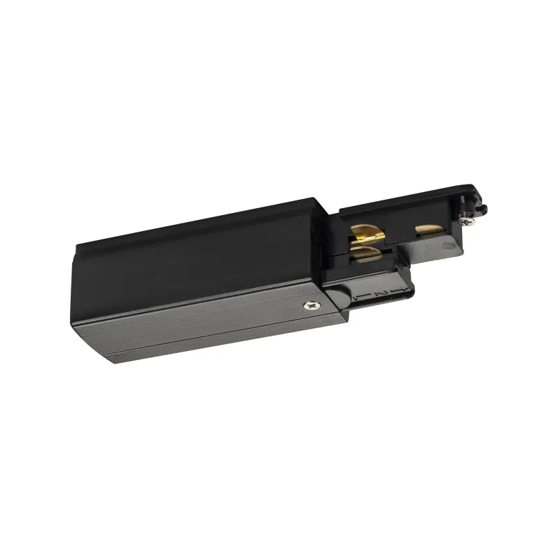 S-TRACK, alimentation, Dali, terre droite, pour rail 3 allumages, intérieur, noir