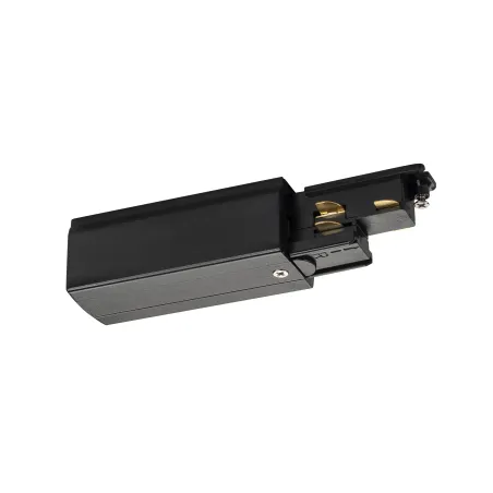 S-TRACK, alimentation, Dali, terre gauche, pour rail 3 allumages, intérieur, noir