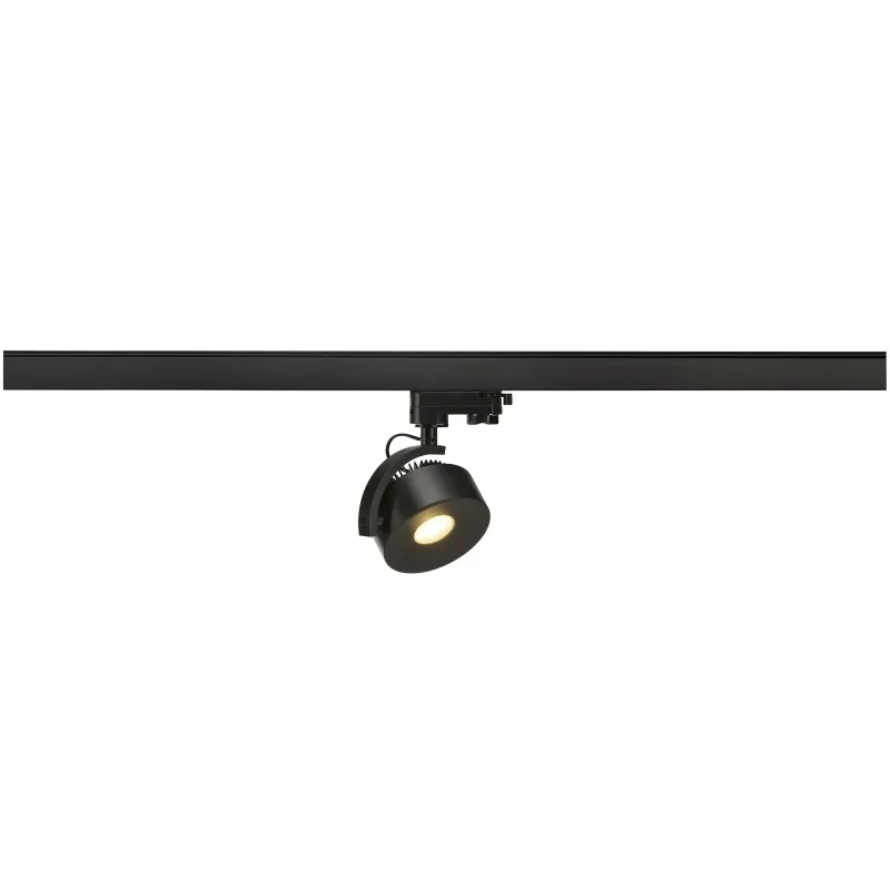 KALU TRACK, spot pour rail 3 allumages intérieur, noir, LED, 13W, 3000K, variable
