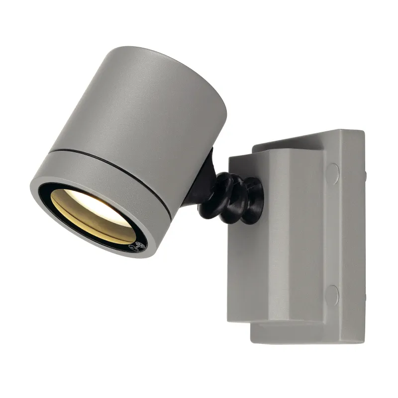 MYRA, applique et plafonnier extérieur, simple, gris, GU10/QPAR51, 50W max, IP55