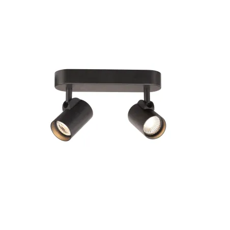 HELIA, applique et plafonnier intérieur, double, noir, LED, 18W, 3000K, variable