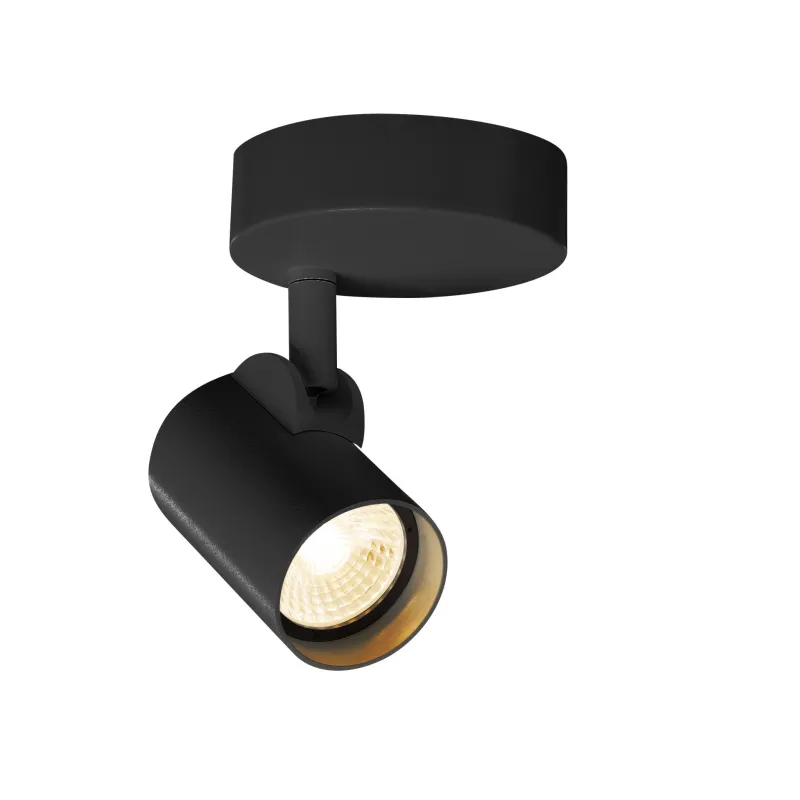 HELIA, applique et plafonnier intérieur, simple, noir, LED, 11W, 3000K, variable