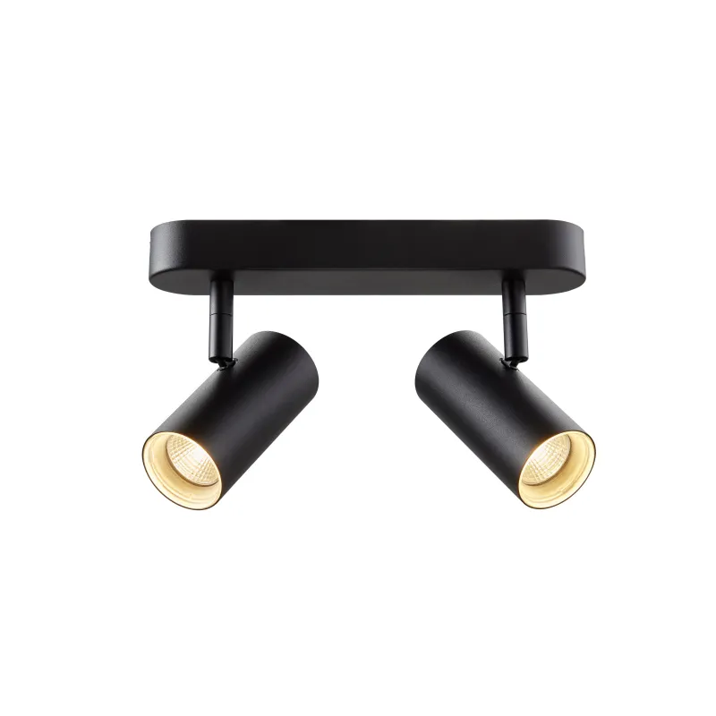 NOBLO, applique et plafonnier intérieur, double, noir, LED, 16W, 2700K, variable