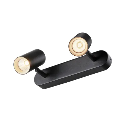 NOBLO, applique et plafonnier intérieur, double, noir, LED, 16W, 2700K, variable