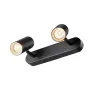 NOBLO, applique et plafonnier intérieur, double, noir, LED, 16W, 2700K, variable