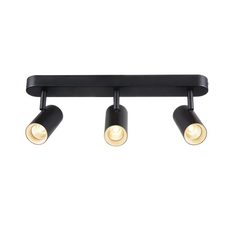 NOBLO, applique et plafonnier intérieur, triple, noir, LED, 24W, 2700K, variable