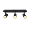 NOBLO, applique et plafonnier intérieur, triple, noir, LED, 24W, 2700K, variable