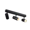 NOBLO, applique et plafonnier intérieur, triple, noir, LED, 24W, 2700K, variable