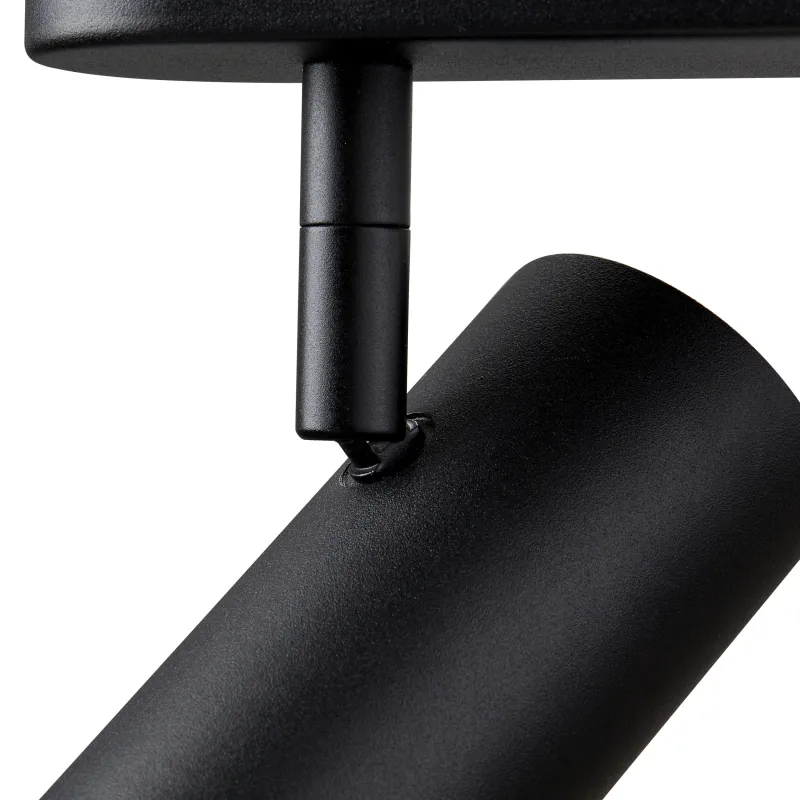 NOBLO, applique et plafonnier intérieur, triple, noir, LED, 24W, 2700K, variable