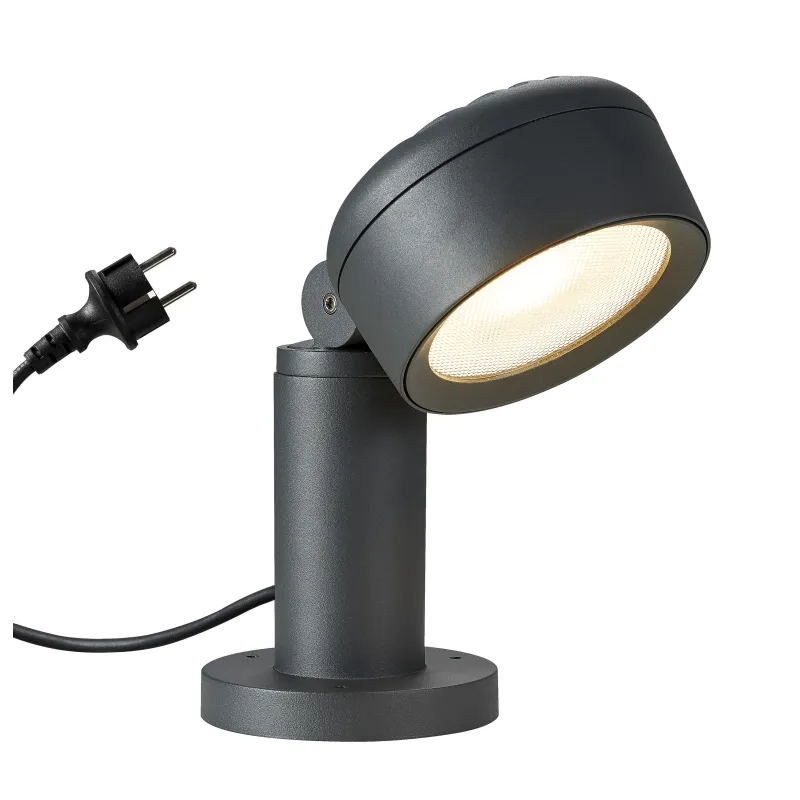 ESKINA 30, borne extérieure, anthracite, LED, 14,5W, 3000K/4000K, IP65, variable