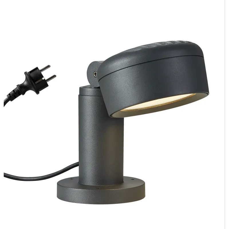 ESKINA 30, borne extérieure, anthracite, LED, 14,5W, 3000K/4000K, IP65, variable