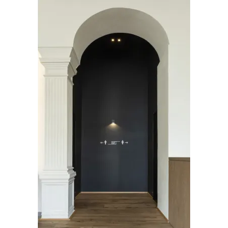 KADUX, encastré de plafond intérieur, double, noir mat, GU10/QPAR111, 2x 75W max