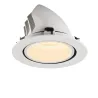 NUMINOS® GIMBLE XL, encastré de plafond intérieur, 20 deg , blanc, LED, 37,4W, 3000K