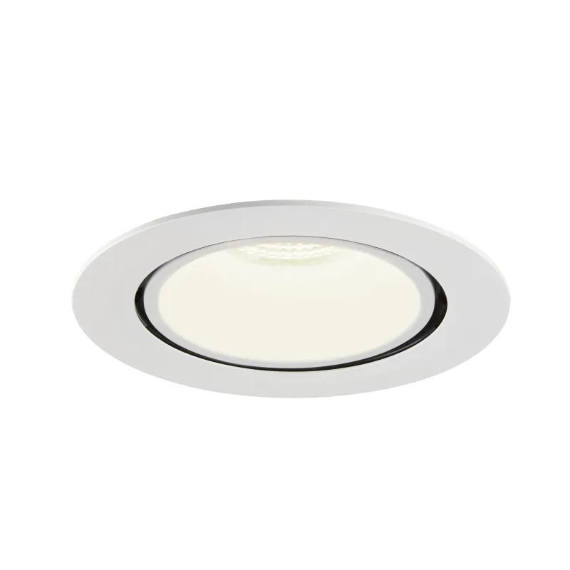 NUMINOS® GIMBLE XL, encastré de plafond intérieur, 40 deg , blanc, LED, 37,4W, 4000K