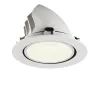 NUMINOS® GIMBLE XL, encastré de plafond intérieur, 40 deg , blanc, LED, 37,4W, 4000K