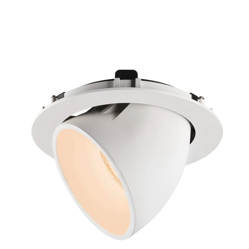 NUMINOS® GIMBLE XL, encastré de plafond intérieur, 55 deg , blanc, LED, 37,4W, 2700K