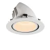 NUMINOS® GIMBLE XL, encastré de plafond intérieur, 55 deg , blanc, LED, 37,4W, 2700K