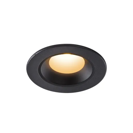 NUMINOS® XS, encastré de plafond intérieur, 20 deg , noir, LED, 7W, 2700K, IP20/IP44