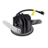 NUMINOS® XS, encastré de plafond intérieur, 20 deg , noir, LED, 7W, 2700K, IP20/IP44