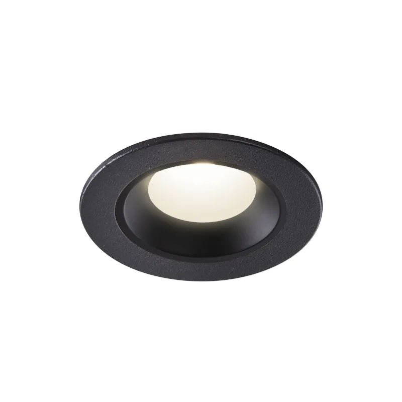 NUMINOS® XS, encastré de plafond intérieur, 40 deg , noir, LED, 7W, 4000K, IP20/IP44