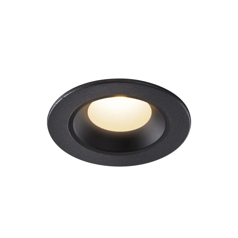 NUMINOS® XS, encastré de plafond intérieur, 55 deg , noir, LED, 7W, 3000K, IP20/IP44