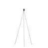 FENDA, lampadaire intérieur, trépied, blanc/chrome, E27, 40W max, sans abat-jour