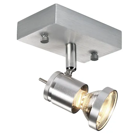 ASTO, applique et plafonnier intérieur, simple, alu brossé, GU10/QPAR51, 75W max