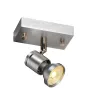 ASTO, applique et plafonnier intérieur, simple, alu brossé, GU10/QPAR51, 75W max