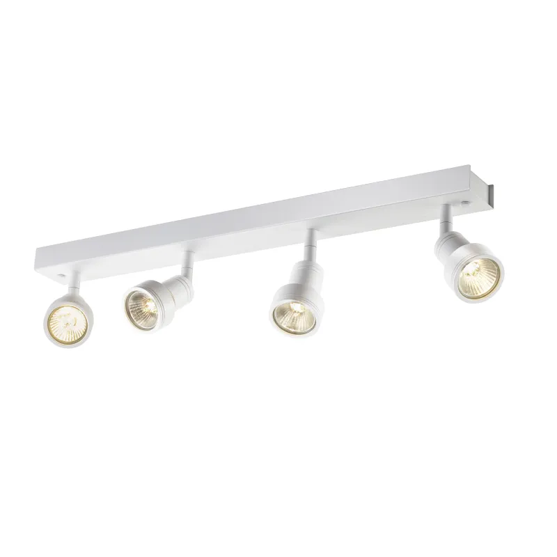 PURI, applique et plafonnier intérieur, quad, blanc mat, GU10/QPAR51, 4x 50W max