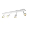 PURI, applique et plafonnier intérieur, quad, blanc mat, GU10/QPAR51, 4x 50W max