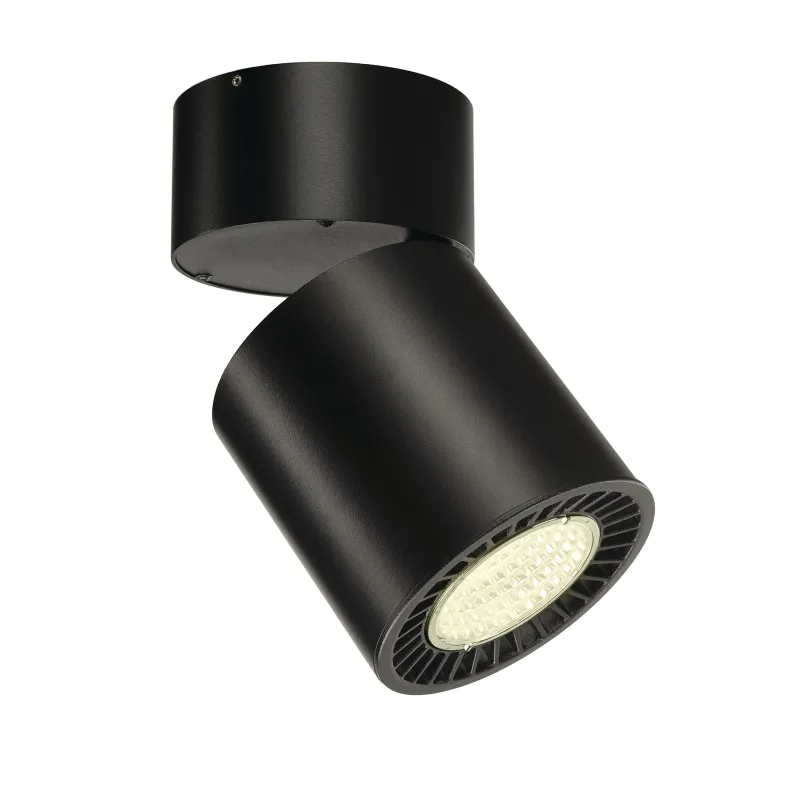 SUPROS, plafonnier intérieur, move, réflecteur 60 deg , noir, LED, 36W, 4000K, IRC90
