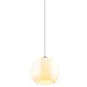 BIG SUN, suspension intérieure, blanc/chrome, E27, 60W max, câble nu sans patère