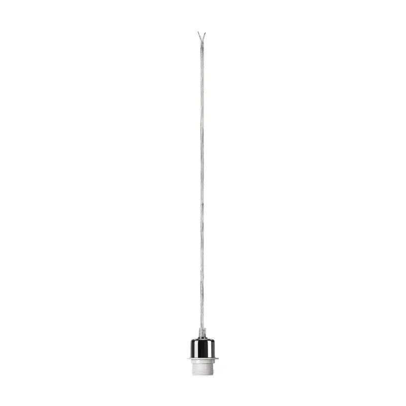 FENDA, suspension intérieure, chrome, E27, 60W max, câble nu sans patère de 1,5m