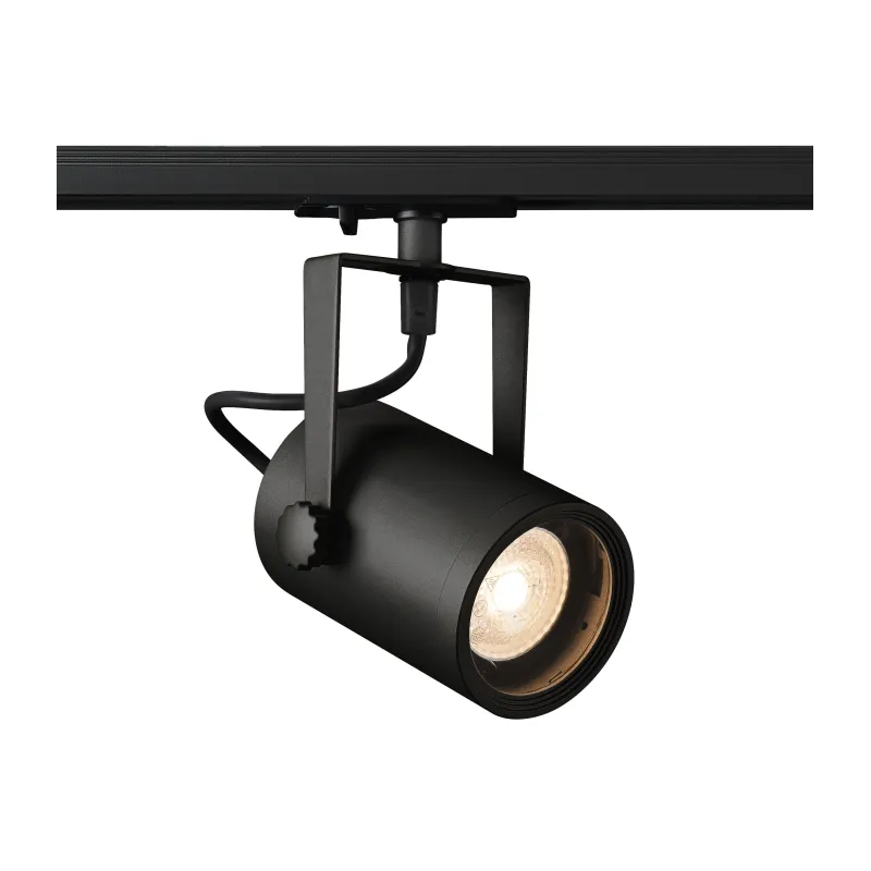 EURO SPOT TRACK, spot pour rail 1 allumage intérieur, noir, GU10/QPAR51, 25W max