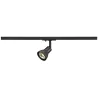 PURIA TRACK, spot pour rail 1 allumage intérieur, noir mat, GU10/QPAR51, 10W max