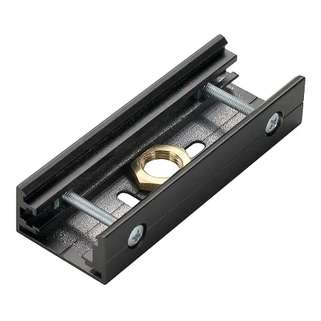 EUTRAC®, connecteur mécanique, intérieur, pour rail 3 allumages en saillie, noir
