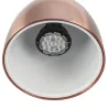 PARA CONE 14, spot pour rail 3 allumages intérieur, cuivre, GU10/QPAR51, 25W max
