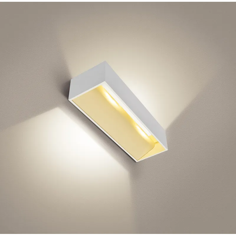 LOGS IN L, applique intérieure, rectangulaire, blanc, LED, 17W, 3000K, variable