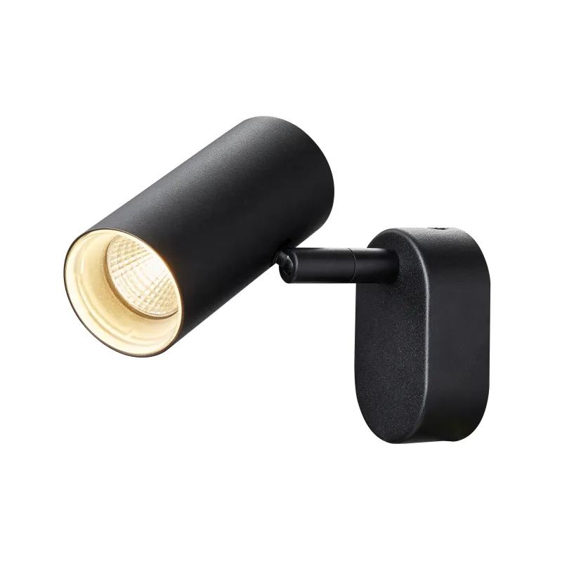 NOBLO, applique et plafonnier intérieur, simple, noir, LED, 8W, 2700K, variable