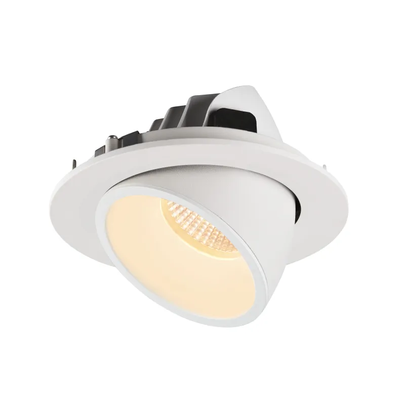 NUMINOS® GIMBLE L, encastré de plafond intérieur, 20 deg , blanc, LED, 25,4W, 3000K